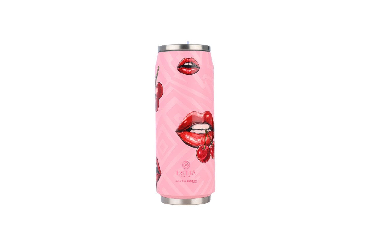 ESTIA ΘΕΡΜΟΣ TRAVEL CUP SAVE THE AEGEAN 500ml BLUSH POP