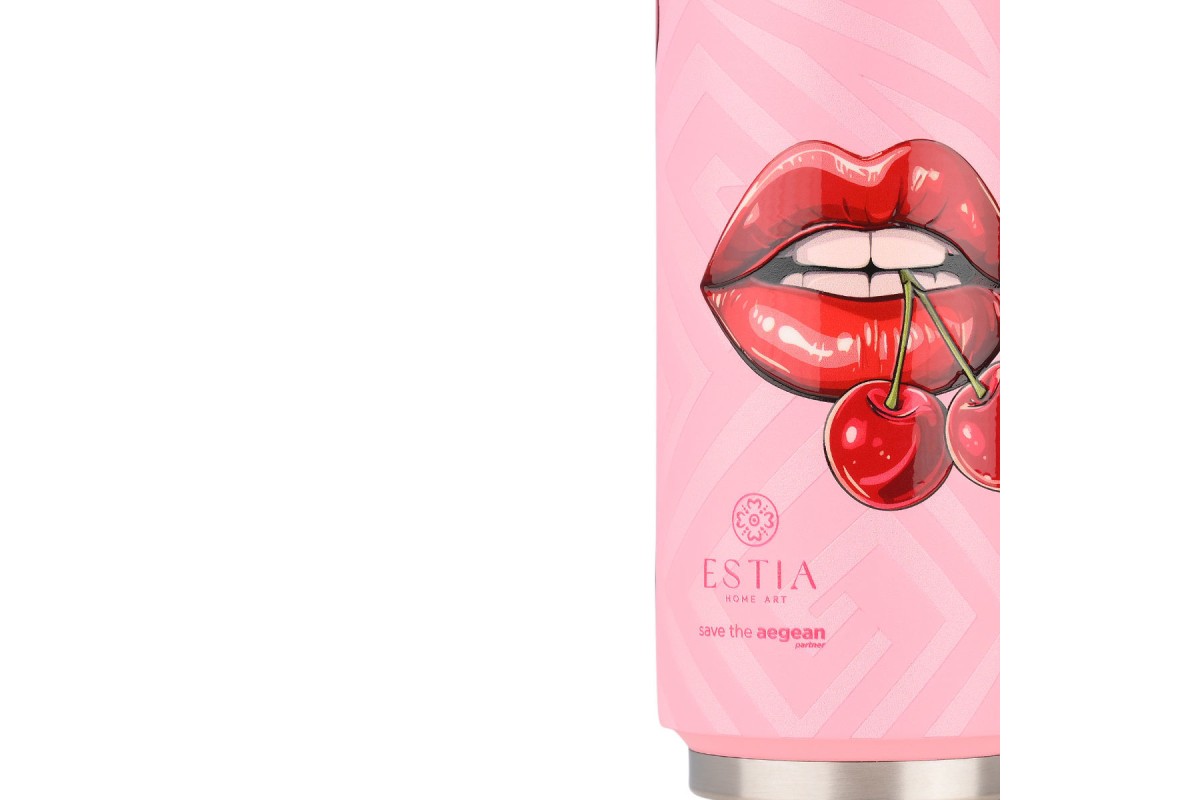 ESTIA ΘΕΡΜΟΣ TRAVEL CUP SAVE THE AEGEAN 500ml BLUSH POP ESTIA ΘΕΡΜΟΣ TRAVEL CUP SAVE THE AEGEAN 500ml BLUSH POP