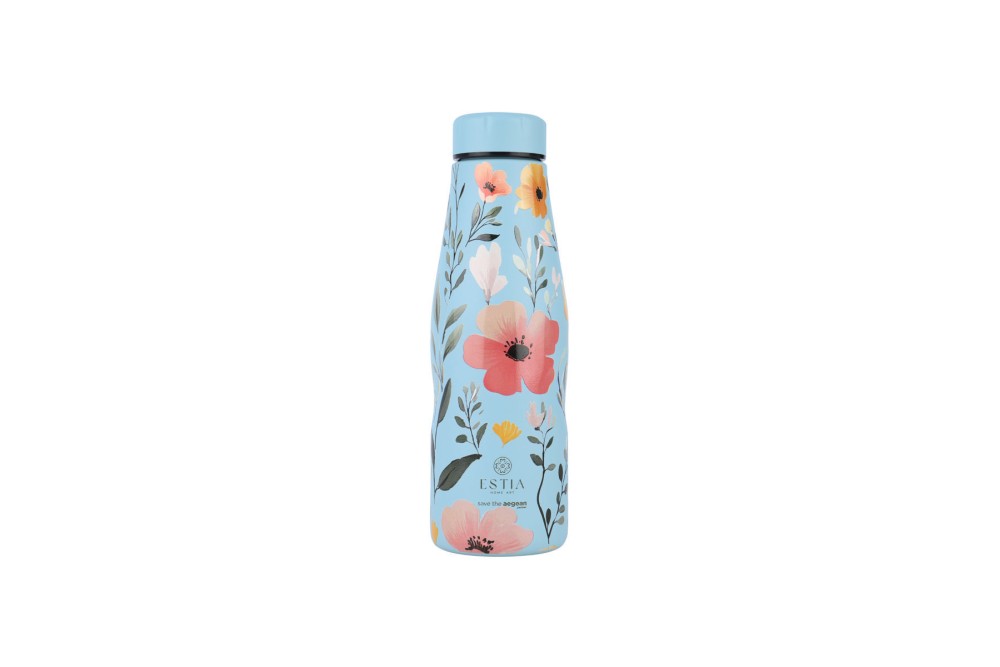 ESTIA ΘΕΡΜΟΣ TRAVEL FLASK SAVE THE AEGEAN 500ml SKY GARDEN
