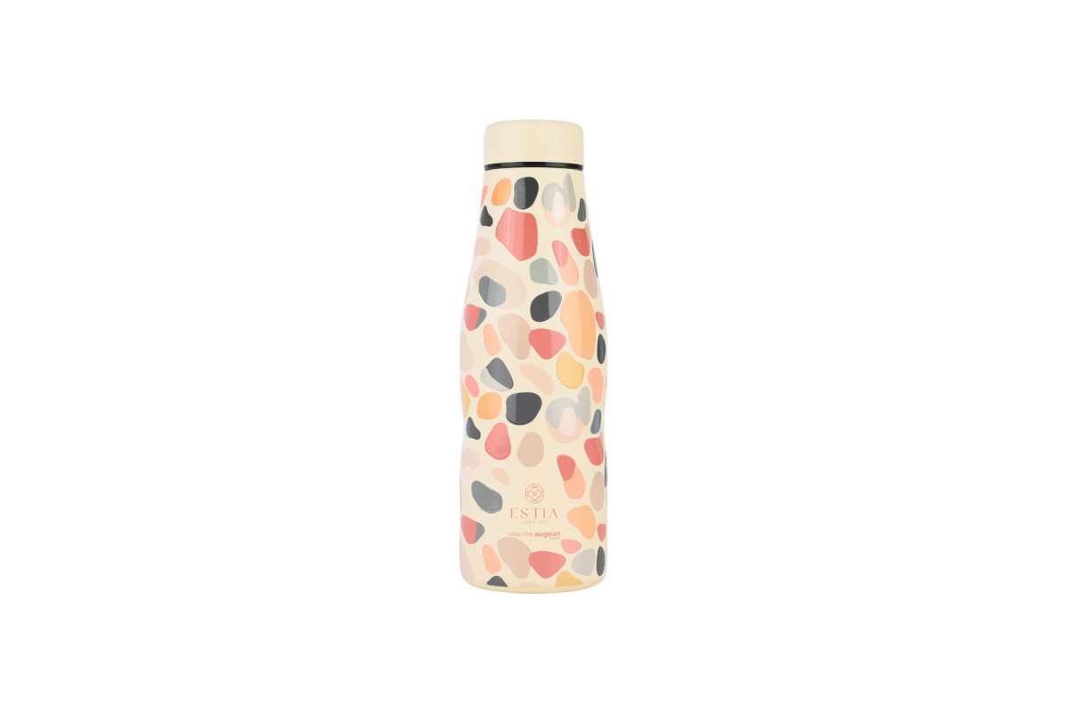 ESTIA ΘΕΡΜΟΣ TRAVEL FLASK SAVE THE AEGEAN 500ml HUE PEBBLES