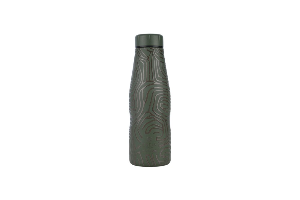 ESTIA ΘΕΡΜΟΣ TRAVEL FLASK SAVE THE AEGEAN 500ml OLIVE FLOW