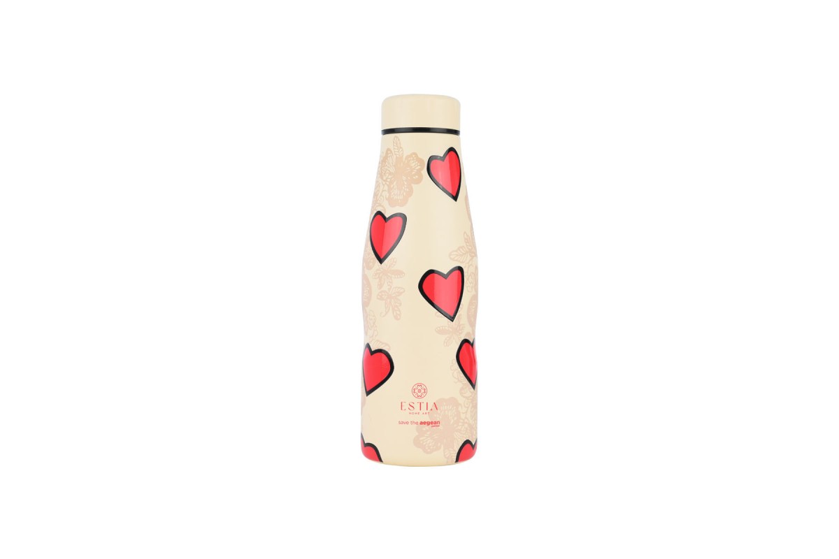 ESTIA ΘΕΡΜΟΣ TRAVEL FLASK SAVE THE AEGEAN 500ml TENDER LACE