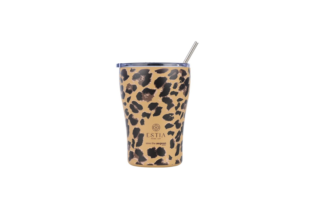 ESTIA ΘΕΡΜΟΣ COFFEE MUG SAVE THE AEGEAN 350ml SPOTTED PROWL
