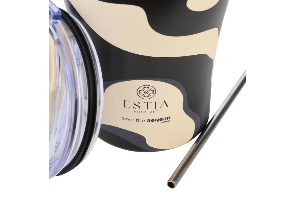 ESTIA ΘΕΡΜΟΣ COFFEE MUG SAVE THE AEGEAN 350ml BOLD DRIFT