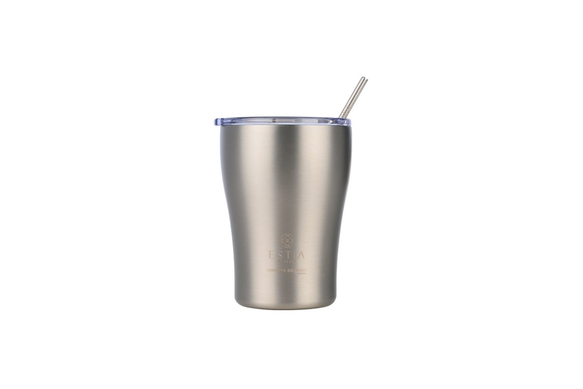 ESTIA ΘΕΡΜΟΣ COFFEE MUG SAVE THE AEGEAN 350ml STEEL FLOW