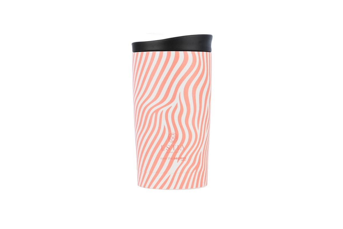 ESTIA ΘΕΡΜΟΣ TRAVEL MUG SAVE THE AEGEAN 350ml SOFT RIPPLE