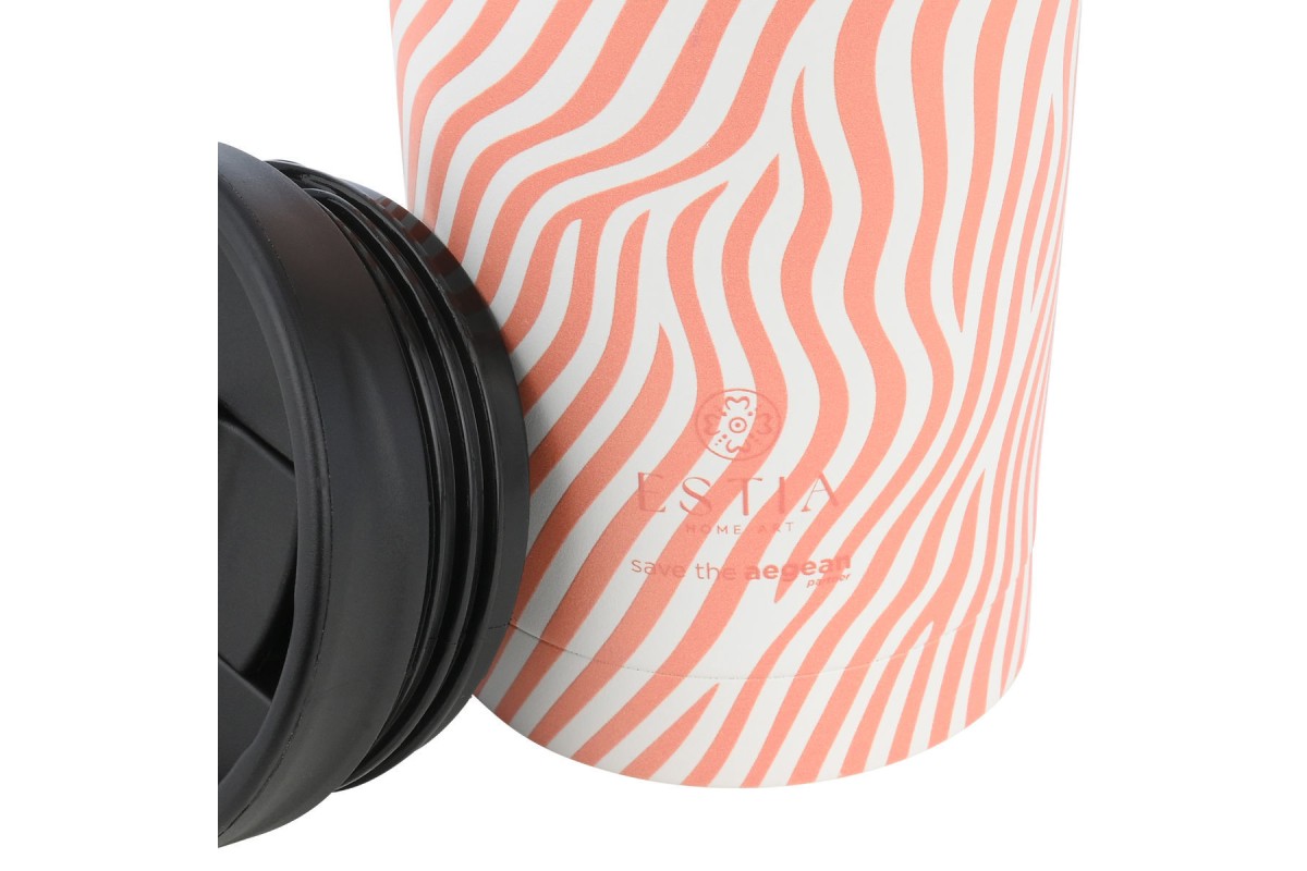 ESTIA ΘΕΡΜΟΣ TRAVEL MUG SAVE THE AEGEAN 350ml SOFT RIPPLE ESTIA ΘΕΡΜΟΣ TRAVEL MUG SAVE THE AEGEAN 350ml SOFT RIPPLE