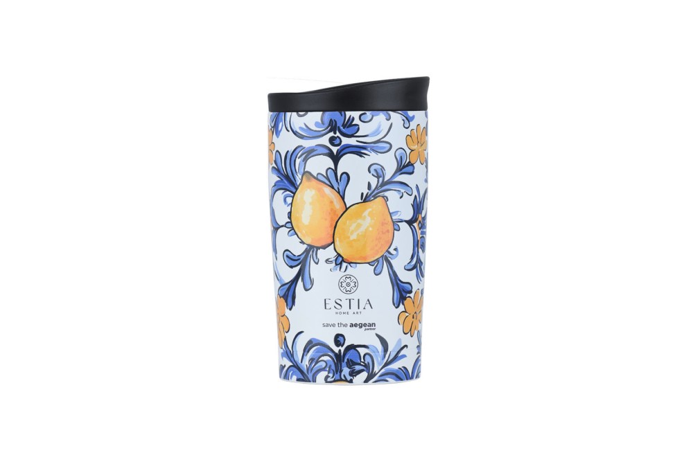 ESTIA ΘΕΡΜΟΣ TRAVEL MUG SAVE THE AEGEAN 350ml AMALFI COAST