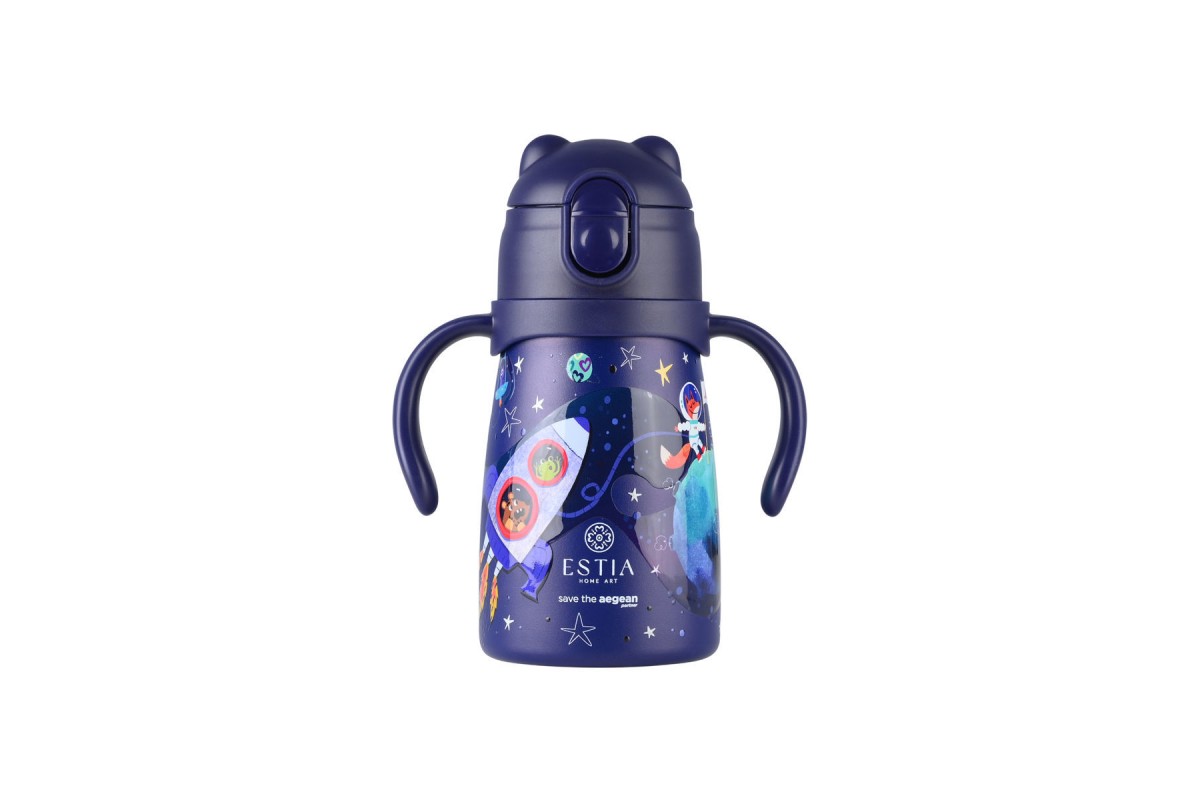 ESTIA ΘΕΡΜΟΣ ΠΑΙΔΙΚΟ BUBBLE BOTTLE SAVE THE AEGEAN 300ml SOLAR JUMP