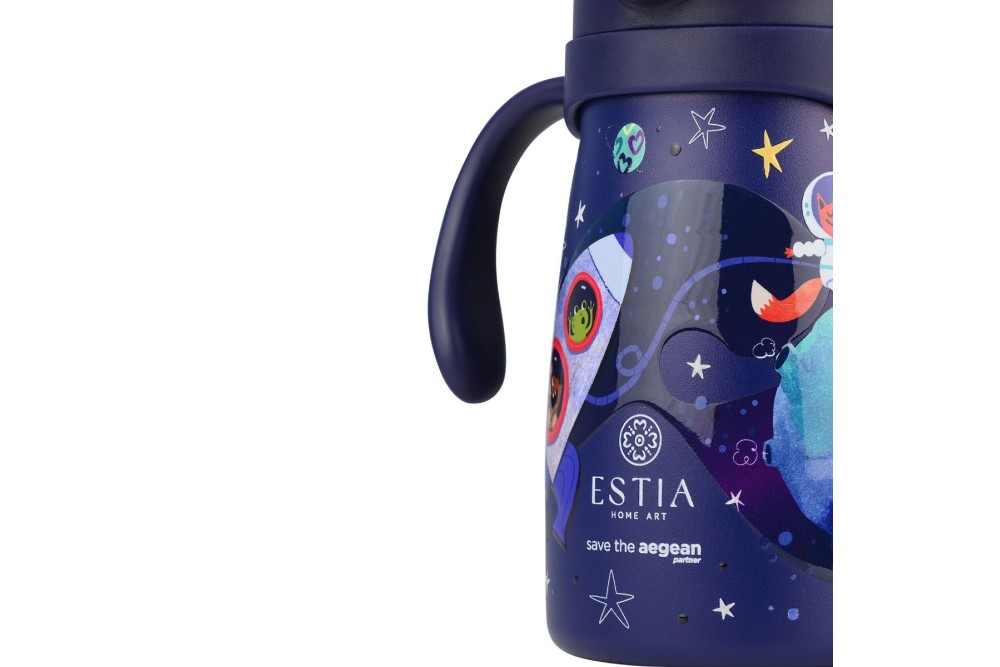 ESTIA ΘΕΡΜΟΣ ΠΑΙΔΙΚΟ BUBBLE BOTTLE SAVE THE AEGEAN 300ml SOLAR JUMP