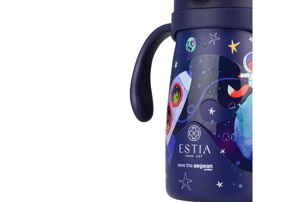 ESTIA ΘΕΡΜΟΣ ΠΑΙΔΙΚΟ BUBBLE BOTTLE SAVE THE AEGEAN 300ml SOLAR JUMP