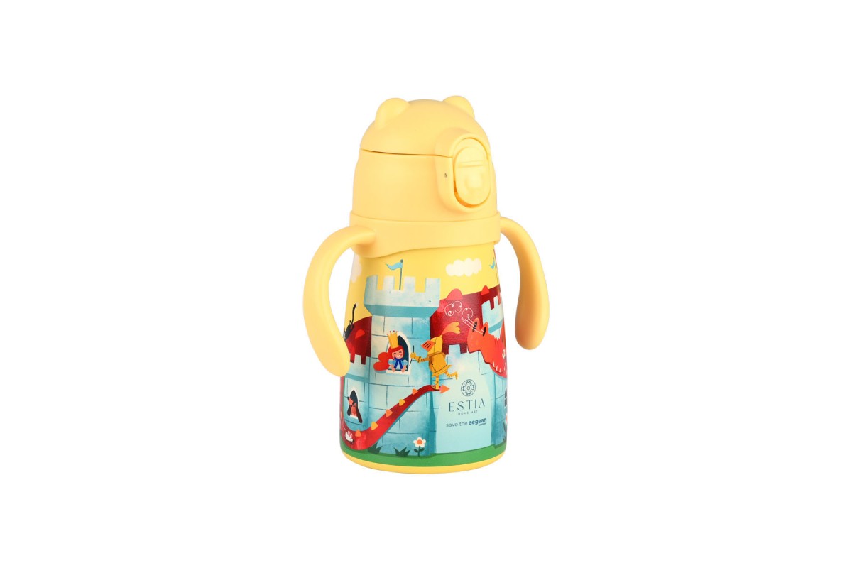 ESTIA ΘΕΡΜΟΣ ΠΑΙΔΙΚΟ BUBBLE BOTTLE SAVE THE AEGEAN 300ml FORTRESS DRAGON