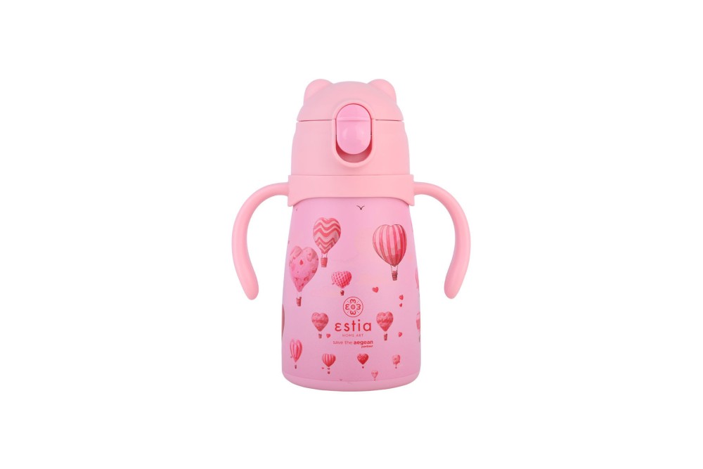 ESTIA ΘΕΡΜΟΣ ΠΑΙΔΙΚΟ BUBBLE BOTTLE SAVE THE AEGEAN 300ml LOVE ASCEND