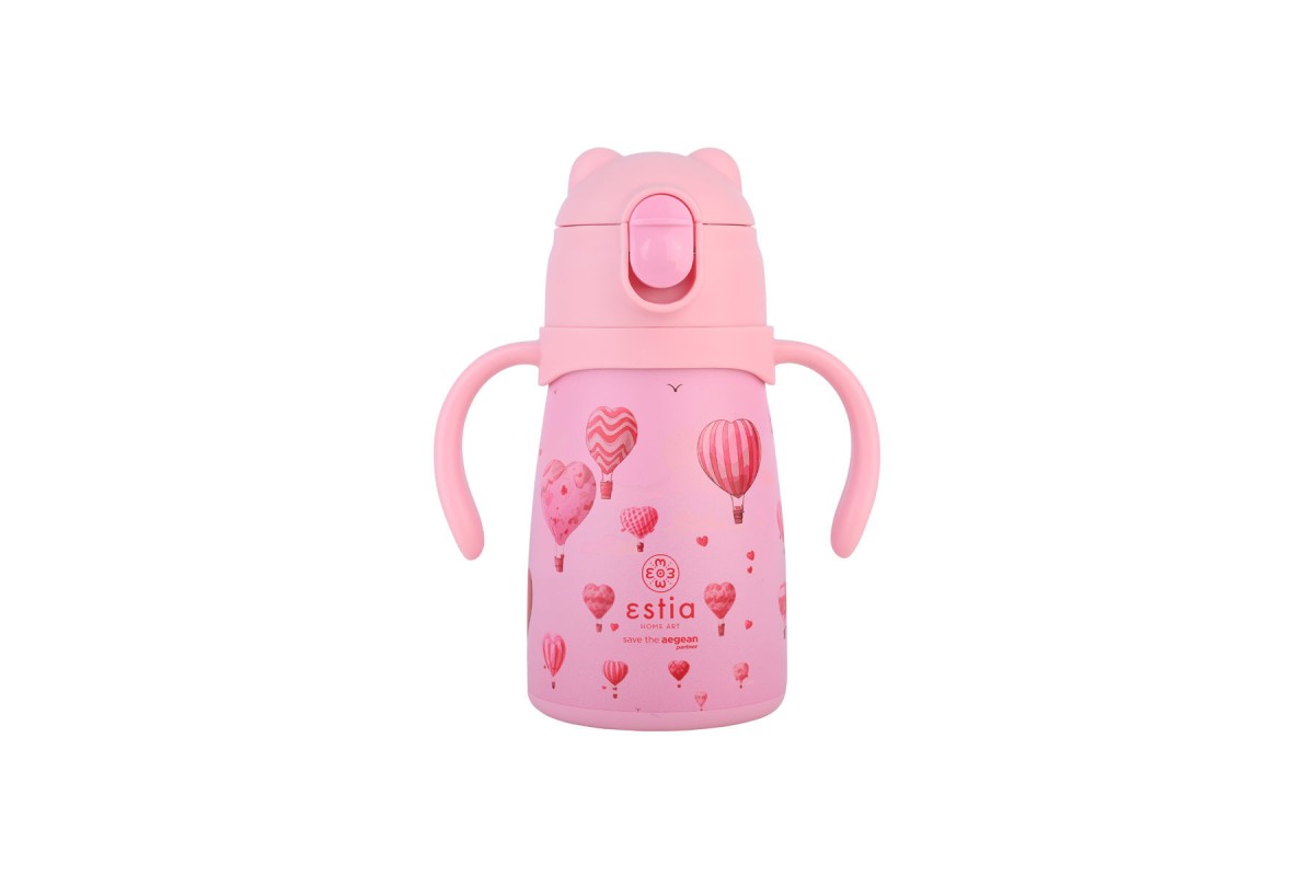 ESTIA ΘΕΡΜΟΣ ΠΑΙΔΙΚΟ BUBBLE BOTTLE SAVE THE AEGEAN 300ml LOVE ASCEND