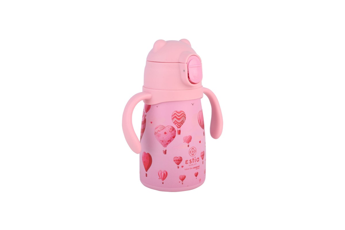 ESTIA ΘΕΡΜΟΣ ΠΑΙΔΙΚΟ BUBBLE BOTTLE SAVE THE AEGEAN 300ml LOVE ASCEND