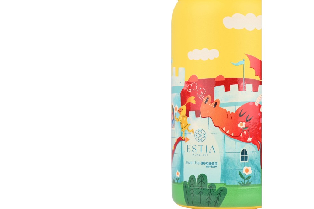 ESTIA ΘΕΡΜΟΣ ΠΑΙΔΙΚΟ WONDER BOTTLE SAVE THE AEGEAN 350ml FORTRESS DRAGON