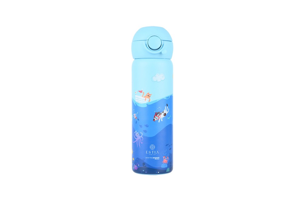 ESTIA ΘΕΡΜΟΣ ΠΑΙΔΙΚΟ WONDER BOTTLE SAVE THE AEGEAN 500ml OCEAN PLAY