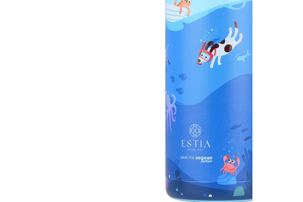 ESTIA ΘΕΡΜΟΣ ΠΑΙΔΙΚΟ WONDER BOTTLE SAVE THE AEGEAN 500ml OCEAN PLAY