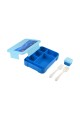 ESTIA ΠΑΙΔΙΚΟ ΦΑΓΗΤΟΔΟΧΕΙΟ SAVE THE AEGEAN 1330ml ΜΕ 5 ΘΗΚΕΣ OCEAN PLAY