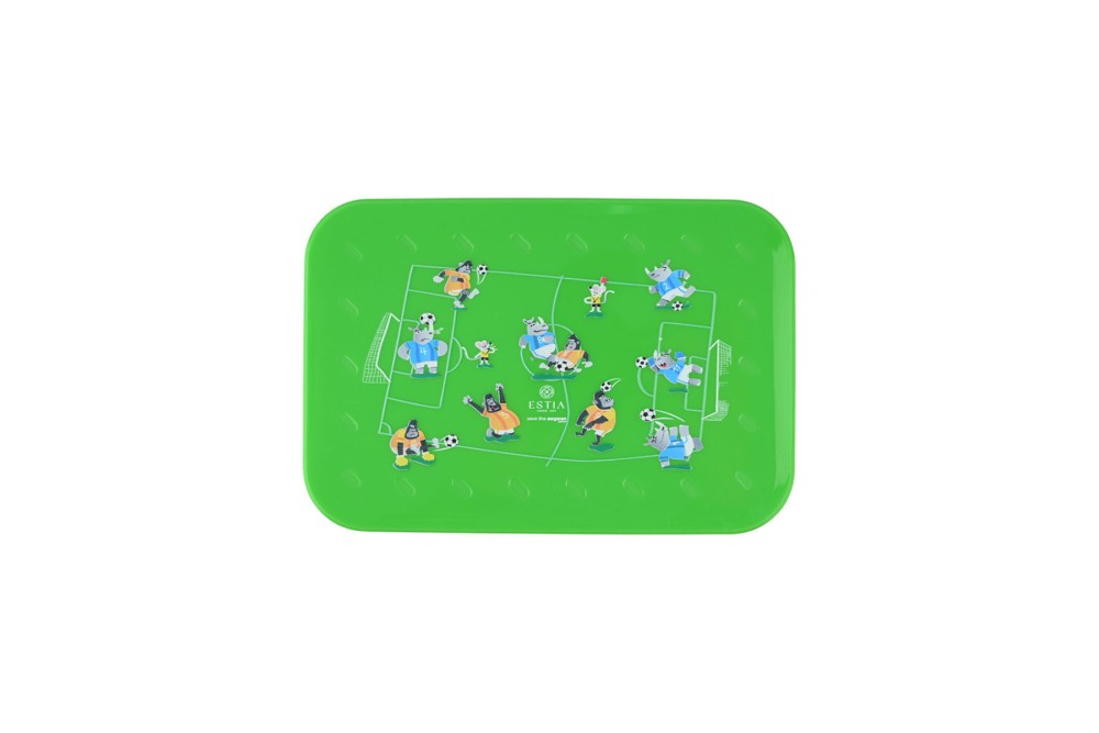 ESTIA ΠΑΙΔΙΚΟ ΦΑΓΗΤΟΔΟΧΕΙΟ SAVE THE AEGEAN 900ml ΜΕ 2 ΑΠΟΣΠΩΜ. ΘΗΚΕΣ  JUNGLE KICK