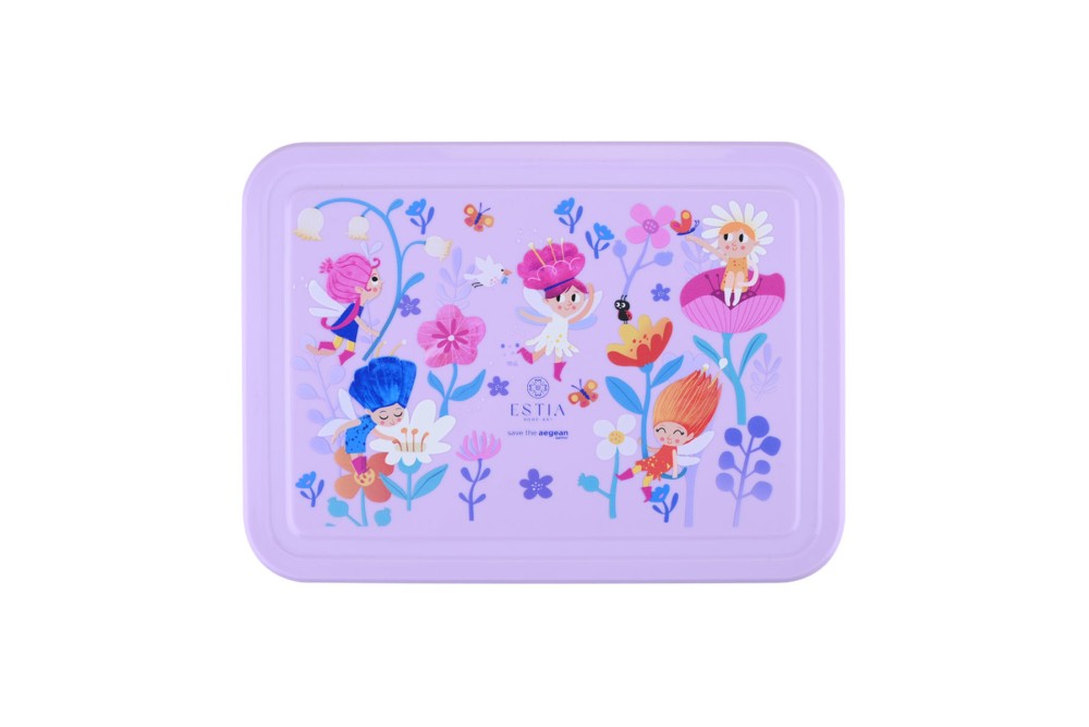 ESTIA ΠΑΙΔΙΚΟ ΦΑΓΗΤΟΔΟΧΕΙΟ SAVE THE AEGEAN 1330ml ΜΕ 5 ΘΗΚΕΣ FAIRY TALES