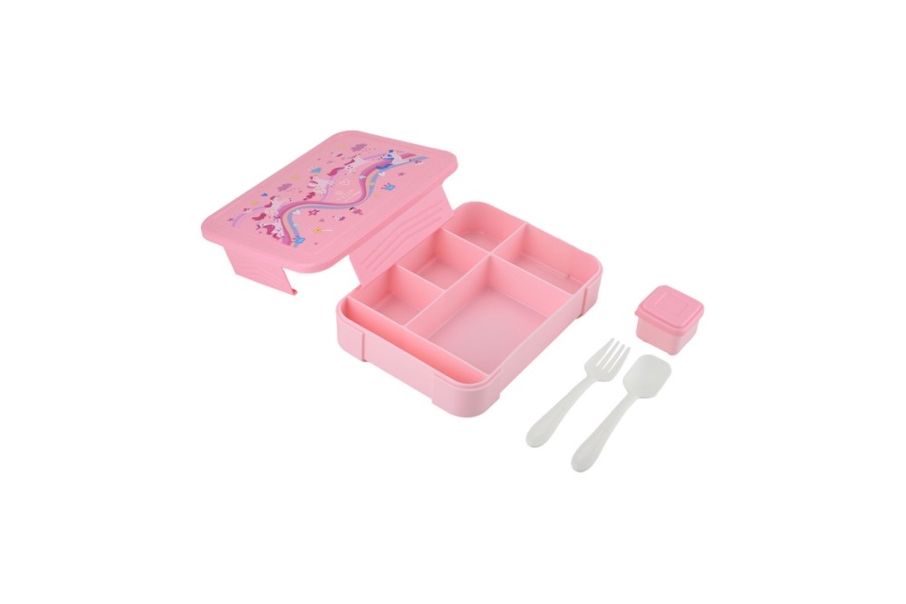 ESTIA ΠΑΙΔΙΚΟ ΦΑΓΗΤΟΔΟΧΕΙΟ SAVE THE AEGEAN 1330ml ΜΕ 5 ΘΗΚΕΣ RAINBOW DREAMS