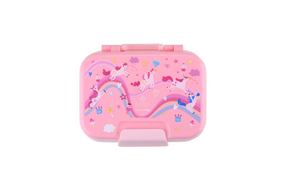 ESTIA ΠΑΙΔΙΚΟ ΦΑΓΗΤΟΔΟΧΕΙΟ SAVE THE AEGEAN 1030ml 2 ΕΠΙΠΕΔΩΝ RAINBOW DREAMS