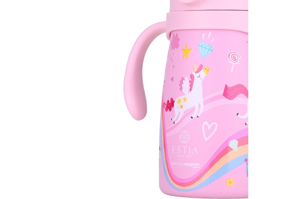 ESTIA ΘΕΡΜΟΣ ΠΑΙΔΙΚΟ BUBBLE BOTTLE SAVE THE AEGEAN 300ml RAINBOW DREAMS