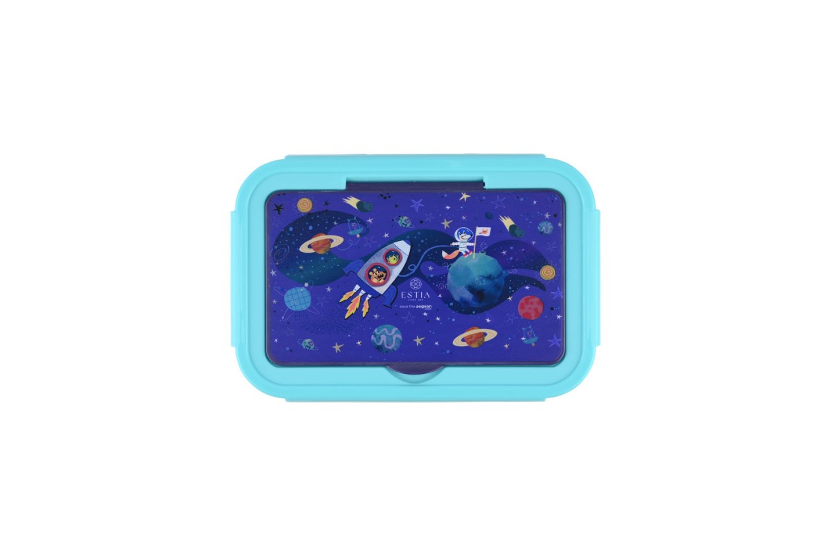 ESTIA ΠΑΙΔΙΚΟ ΦΑΓΗΤΟΔΟΧΕΙΟ SAVE THE AEGEAN 1400ml ΜΕ 3 ΘΗΚΕΣ SOLAR JUMP