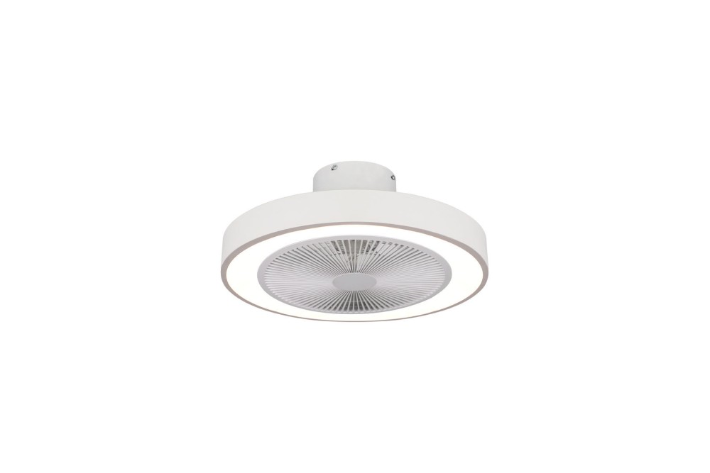 ESTIA ΑΝΕΜΙΣΤΗΡΑΣ ΟΡΟΦΗΣ HALO FLOW 50cm 15w ΜΕ CCT LED ΦΩΤΙΣΜΟ 45W & ΤΗΛΕΧΕΙΡΙΣΤΗΡΙΟ ΛΕΥΚΟΣ