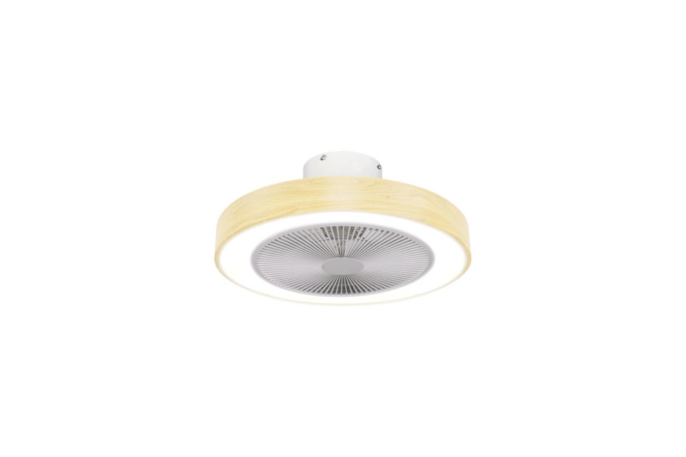 ESTIA ΑΝΕΜΙΣΤΗΡΑΣ ΟΡΟΦΗΣ HALO FLOW 50cm 15w ΜΕ CCT LED ΦΩΤΙΣΜΟ 45W & ΤΗΛΕΧΕΙΡΙΣΤΗΡΙΟ ΟΨΗ ΞΥΛΟΥ