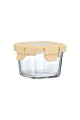 ESTIA ΦΑΓΗΤΟΔΟΧΕΙΟ CLICK&SEAL ΓΥΑΛΙΝΟ 160ml 18.9x14.5x6.7cm ΜΕ ΚΑΠΑΚΙ ΠΛΑΣΤΙΚΟ IVORY