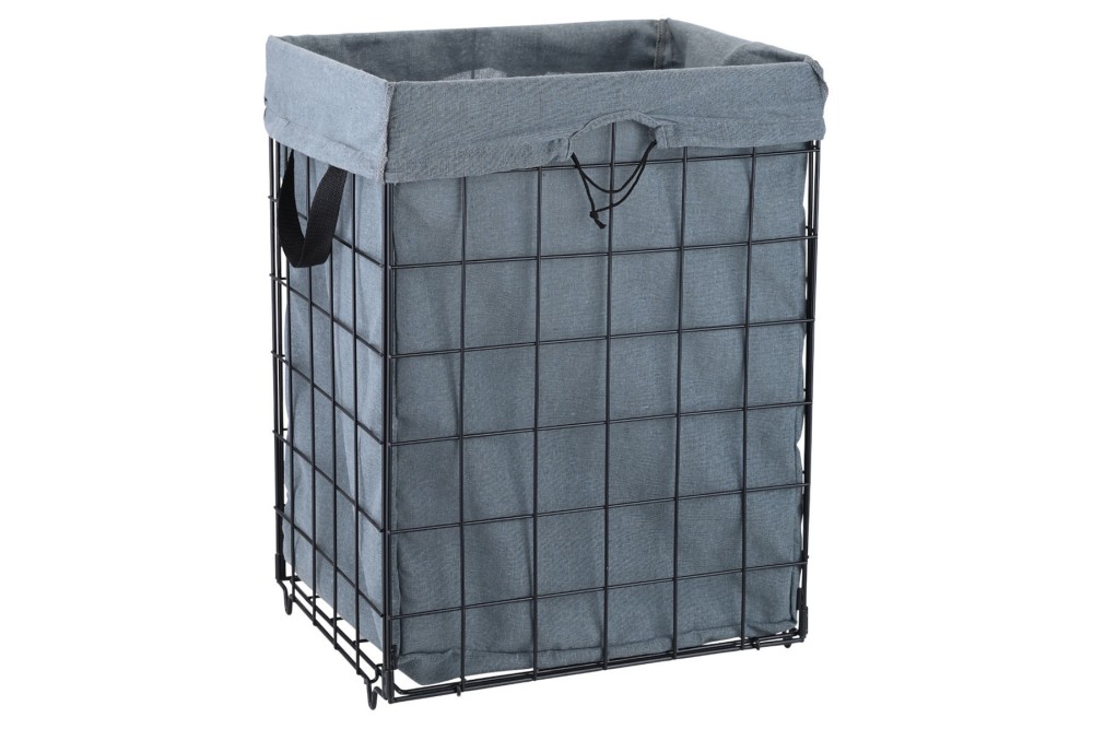 ESTIA ΚΑΛΑΘΙ ΑΠΛΥΤΩΝ CAGE ΜΕΤΑΛΛΙΚΟ ΑΝΑΔΙΠΛΟΥΜΕΝΟ 35x40x55cm