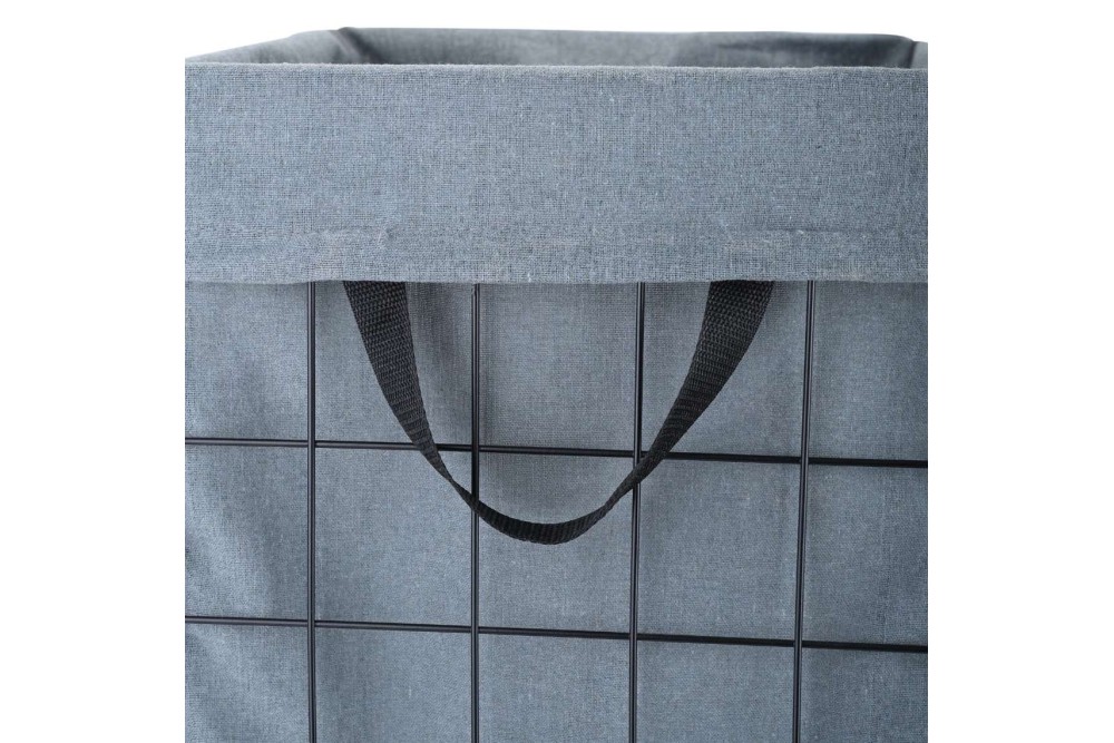 ESTIA ΚΑΛΑΘΙ ΑΠΛΥΤΩΝ CAGE ΜΕΤΑΛΛΙΚΟ ΑΝΑΔΙΠΛΟΥΜΕΝΟ 35x40x55cm