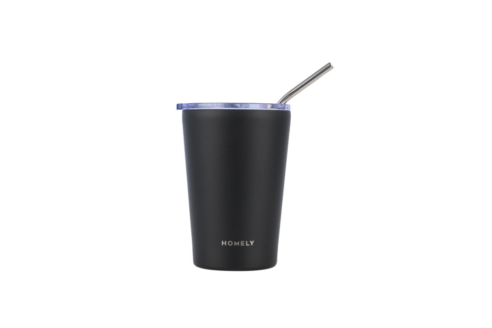 HOMELY ΘΕΡΜΟΣ MUG 400ml MIDNIGHT BLACK