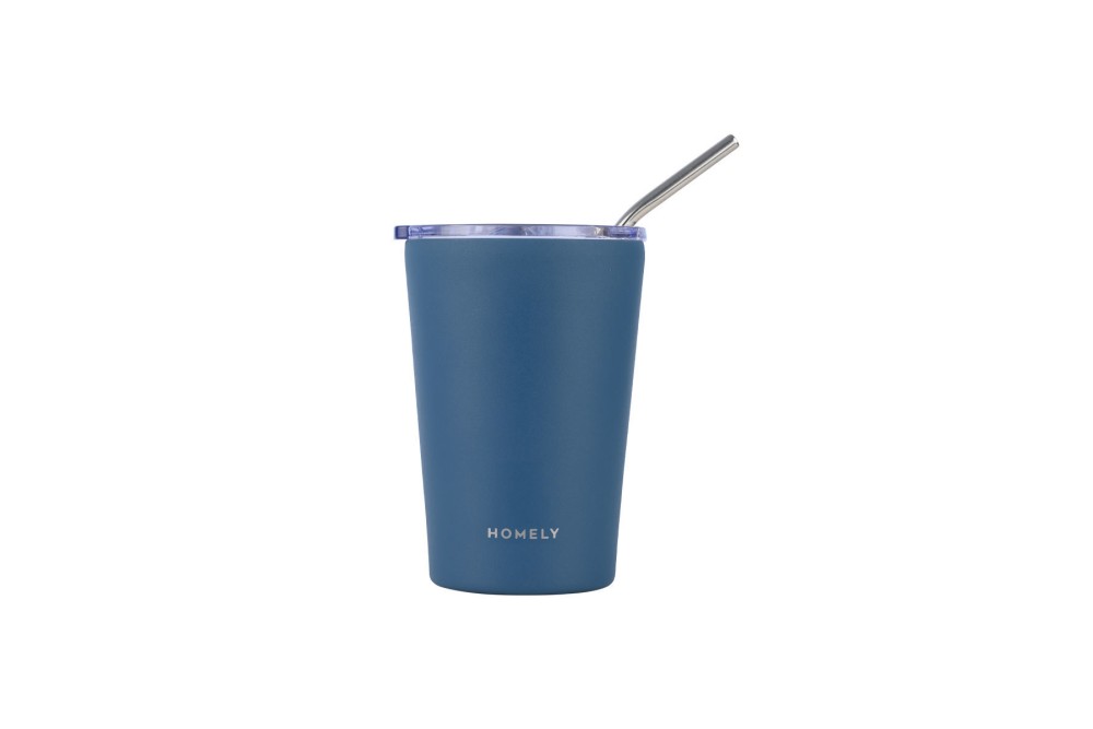 HOMELY ΘΕΡΜΟΣ MUG 400ml INDIGO BLUE
