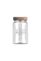 ESTIA ΔΟΧΕΙΟ ΑΠΟΘΗΚΕΥΣΗΣ ALLURE ΓΥΑΛΙΝΟ 1000ml 10x10x18cm ESTIA ΔΟΧΕΙΟ ΑΠΟΘΗΚΕΥΣΗΣ ALLURE ΓΥΑΛΙΝΟ 1000ml 10x10x18cm