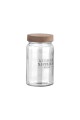 ESTIA ΔΟΧΕΙΟ ΑΠΟΘΗΚΕΥΣΗΣ ALLURE ΓΥΑΛΙΝΟ 1000ml 10x10x18cm ESTIA ΔΟΧΕΙΟ ΑΠΟΘΗΚΕΥΣΗΣ ALLURE ΓΥΑΛΙΝΟ 1000ml 10x10x18cm