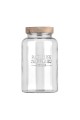 ESTIA ΔΟΧΕΙΟ ΑΠΟΘΗΚΕΥΣΗΣ ALLURE ΓΥΑΛΙΝΟ 2000ml 12x12x21.6cm ESTIA ΔΟΧΕΙΟ ΑΠΟΘΗΚΕΥΣΗΣ ALLURE ΓΥΑΛΙΝΟ 2000ml 12x12x21.6cm