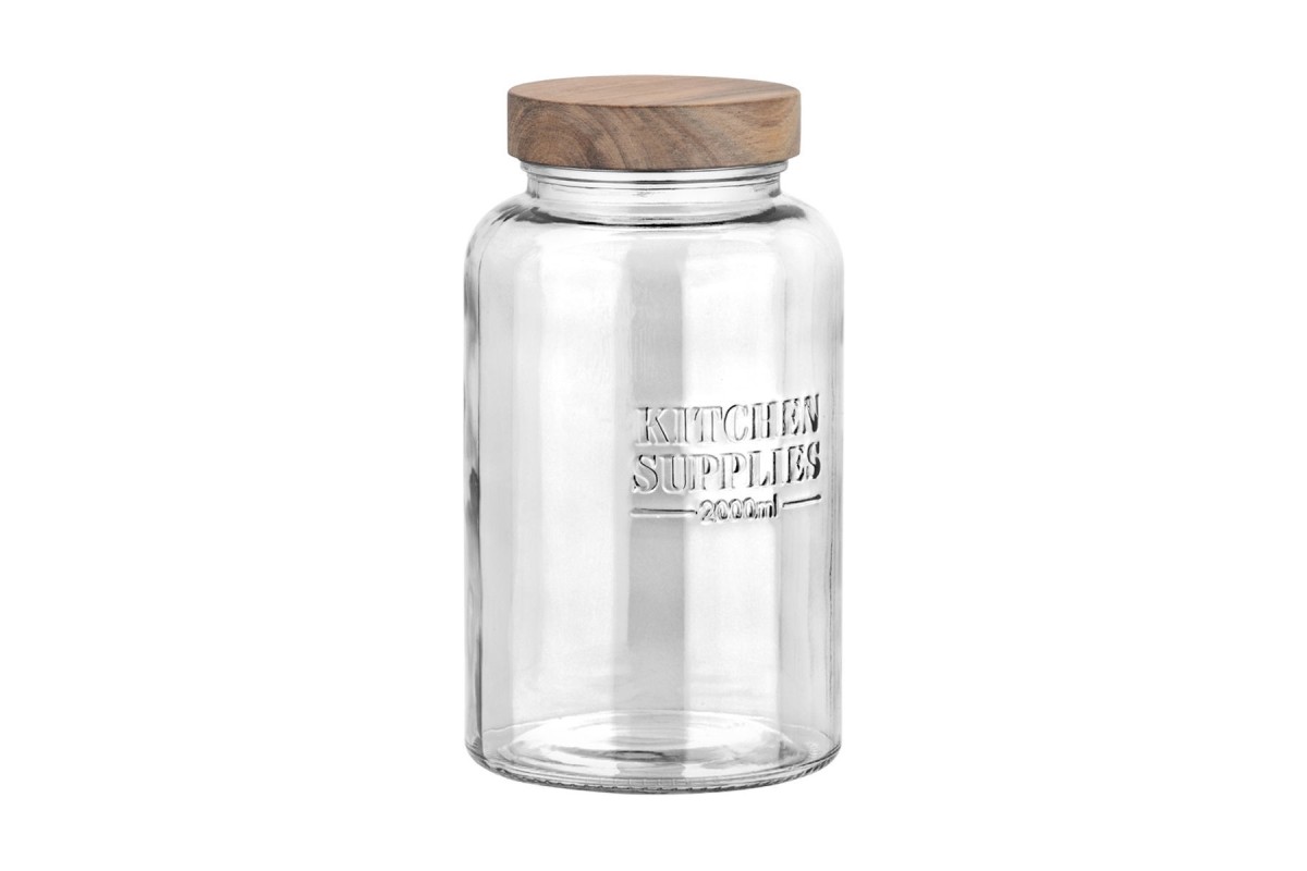 ESTIA ΔΟΧΕΙΟ ΑΠΟΘΗΚΕΥΣΗΣ ALLURE ΓΥΑΛΙΝΟ 2000ml 12x12x21.6cm ESTIA ΔΟΧΕΙΟ ΑΠΟΘΗΚΕΥΣΗΣ ALLURE ΓΥΑΛΙΝΟ 2000ml 12x12x21.6cm