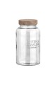 ESTIA ΔΟΧΕΙΟ ΑΠΟΘΗΚΕΥΣΗΣ ALLURE ΓΥΑΛΙΝΟ 2000ml 12x12x21.6cm ESTIA ΔΟΧΕΙΟ ΑΠΟΘΗΚΕΥΣΗΣ ALLURE ΓΥΑΛΙΝΟ 2000ml 12x12x21.6cm