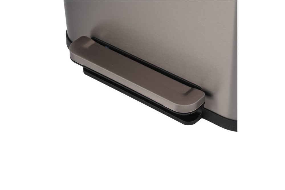 ESTIA ΚΑΔΟΣ ΑΠΟΡΡΙΜΑΤΩΝ FLATOP SOFT CLOSE 70lt ΜΑΤ ΙΝΟΞ