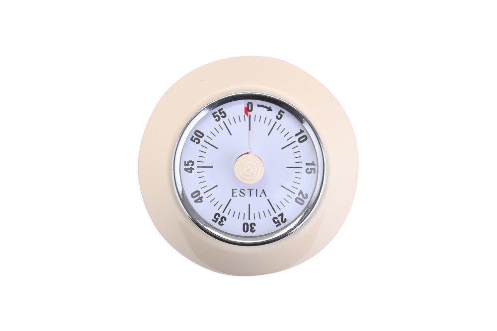 ESTIA ΧΡΟΝΟΜΕΤΡΟ ΚΟΥΖΙΝΑΣ ALLURE ΑΝΑΛΟΓΙΚΟ 60 ΛΕΠΤΩΝ ΜΕ ΜΑΓΝΗΤΗ IVORY