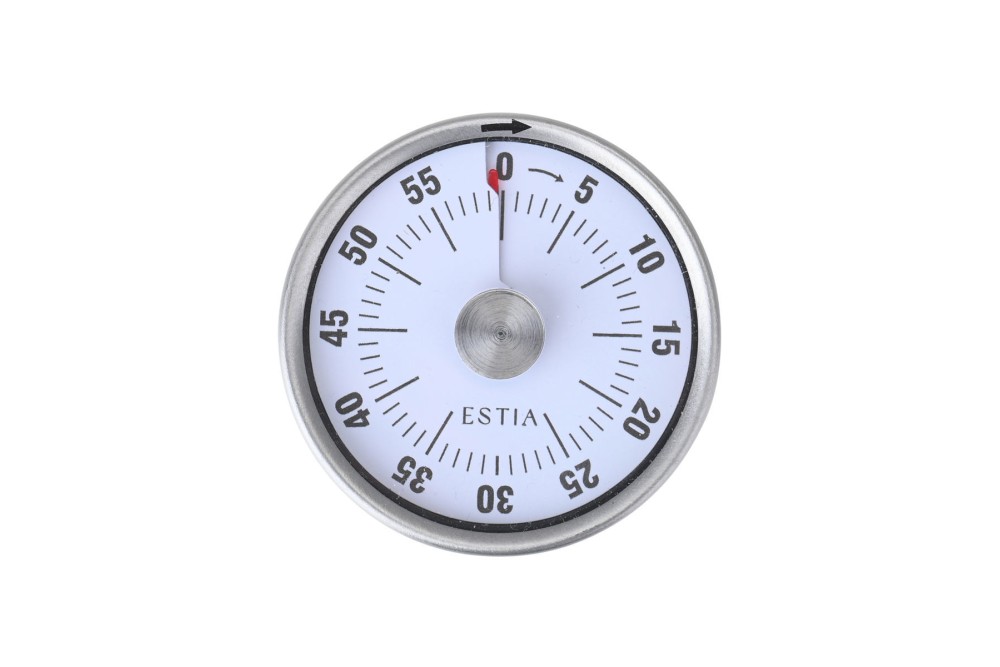 ESTIA ΧΡΟΝΟΜΕΤΡΟ ΚΟΥΖΙΝΑΣ ΑΝΑΛΟΓΙΚΟ 60 ΛΕΠΤΩΝ ΜΕ ΜΑΓΝΗΤΗ INOX