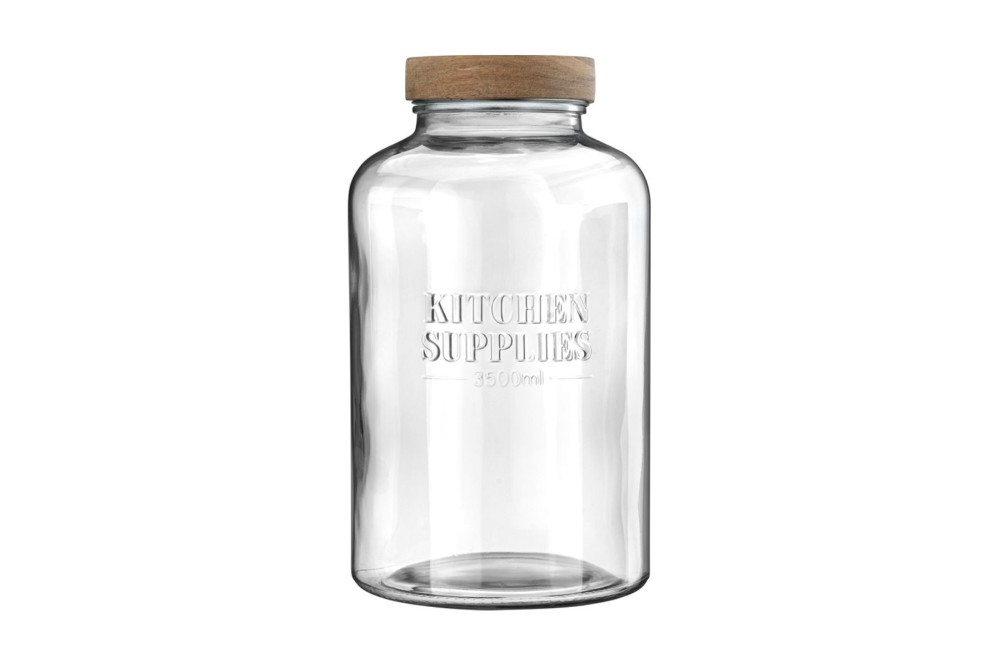 ESTIA ΔΟΧΕΙΟ ΑΠΟΘΗΚΕΥΣΗΣ ALLURE ΓΥΑΛΙΝΟ 3500ml 15x15x26cm