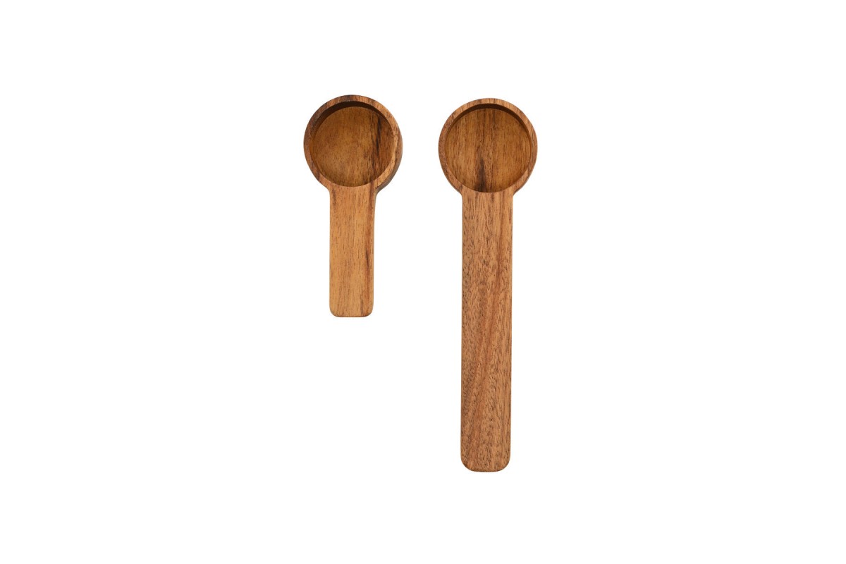 ESTIA ΞΥΛΙΝΗ ΜΕΖΟΥΡΑ ΚΟΥΖΙΝΑΣ ALLURE 16,7CM &10CM ΣΕΤ