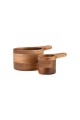 ESTIA ΞΥΛΙΝΗ ΜΕΖΟΥΡΑ ΚΟΥΖΙΝΑΣ ALLURE 13,7CM & 9,4CM ΣΕΤ