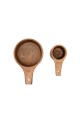 ESTIA ΞΥΛΙΝΗ ΜΕΖΟΥΡΑ ΚΟΥΖΙΝΑΣ ALLURE 13,7CM & 9,4CM ΣΕΤ