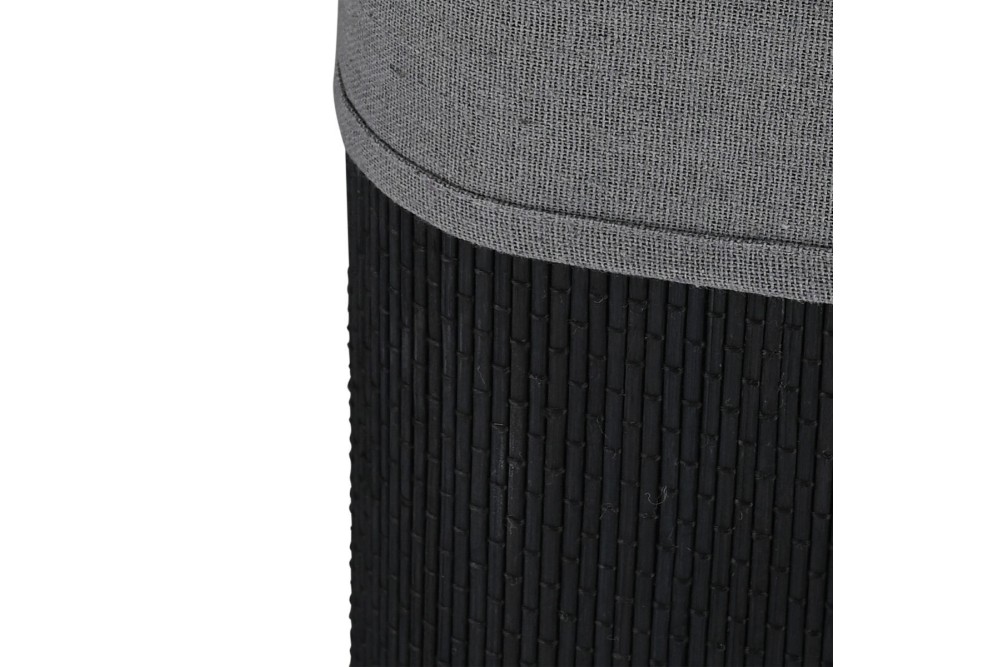 ESTIA ΚΑΛΑΘΙ ΑΠΛΥΤΩΝ BAMBOO ESSENTIALS 60LT ΠΤΥΣΣΟΜΕΝΟ ΟΡΘΟΓΩΝΙΟ ΜΑΥΡΟ ΝΕΑ ΠΛΕΞΗ