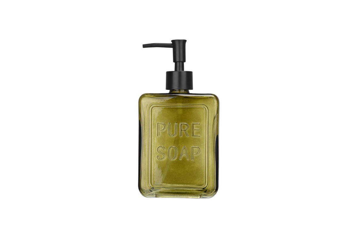 ESTIA ΑΝΤΛΙΑ ΣΑΠΟΥΝΙΟΥ PURE SOAP ΓΥΑΛΙΝΗ 520ml ΠΡΑΣΙΝΗ